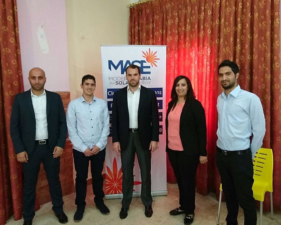Alectris's tweet photo. Congrats to @MASE_Social at #JREEEF sustainable communities launch #Irbid #Solar #Jordan https://t.co/tUkI7h13ge https://t.co/rsKRwAM9VB