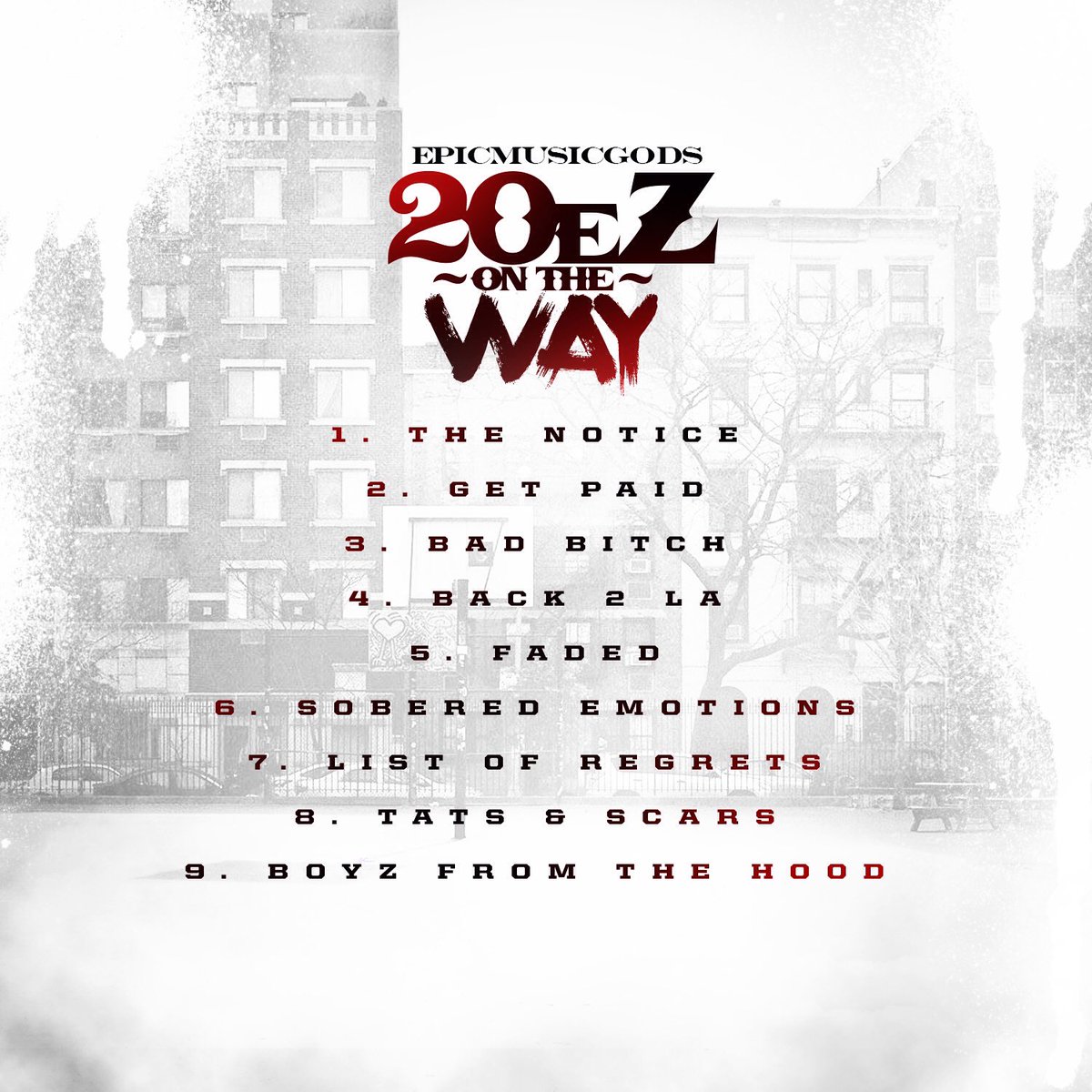 Torch_A1's tweet photo. The track list to the EP be prepared for the takeover https://t.co/rPYWU8F4yi