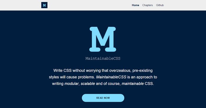 MaintainableCSS - An approach to writing modular, scalable and maintainable #CSS ow.ly/4mNJTj