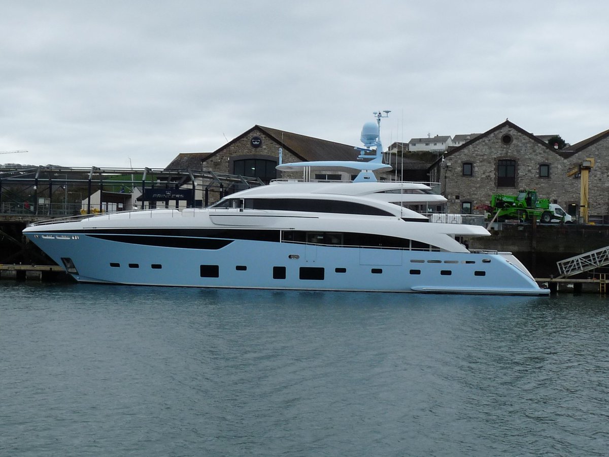 PrincessMYsales's tweet image. Princess flagship and greatest achievement to date, the Princess 40M in Turnchapel, Plymouth.