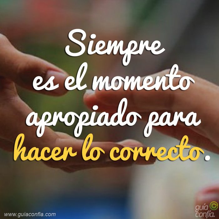 guiaconfia's tweet photo. #Felizlunes Hagamos lo correcto https://t.co/NxG2FEAUig