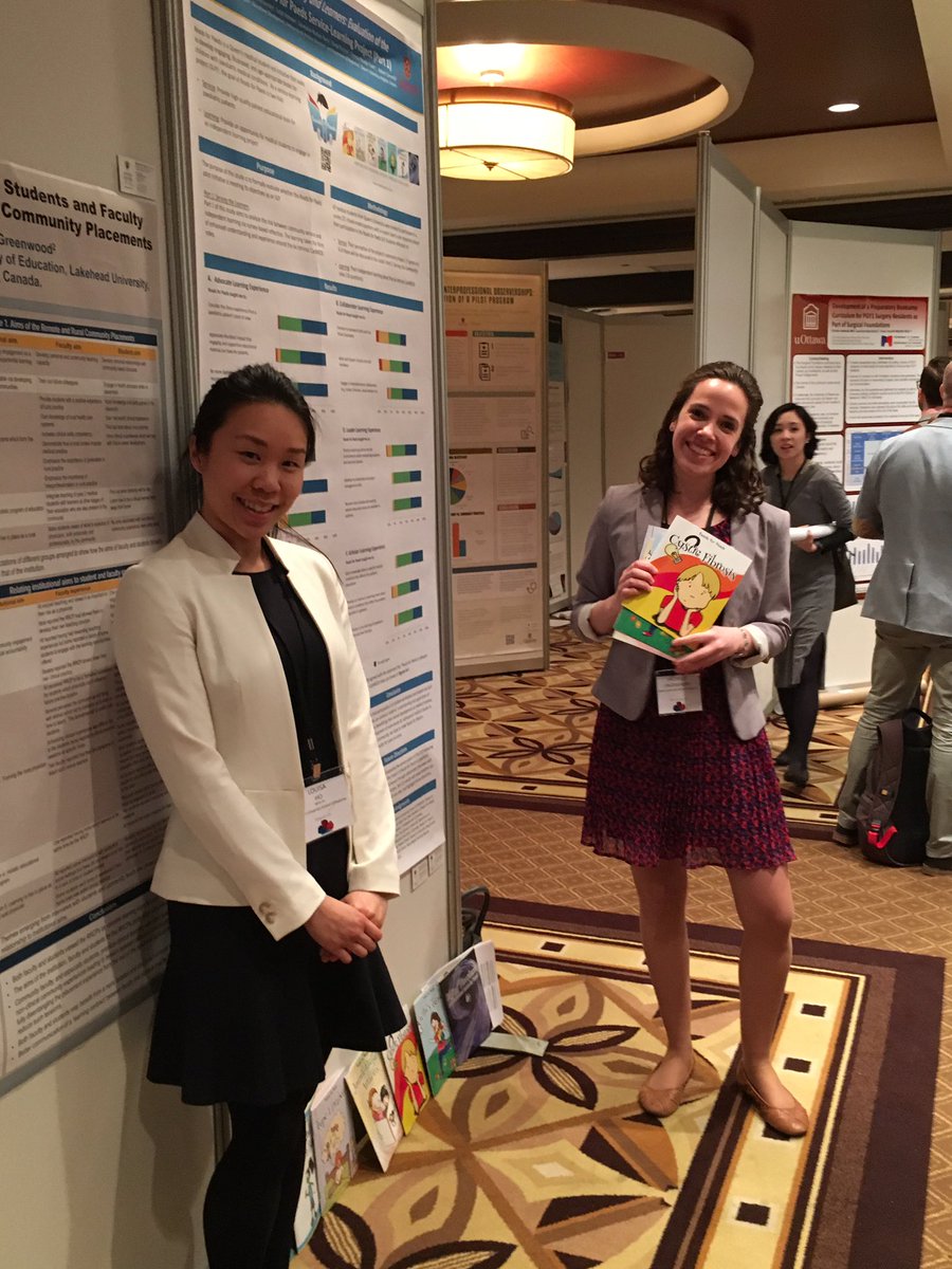 Fantastic job by @Ellle_Ho and Michelle presenting on the #QMed <a href="/readsforpaeds/">QMed Reads for Paeds</a>  project at #CCME16