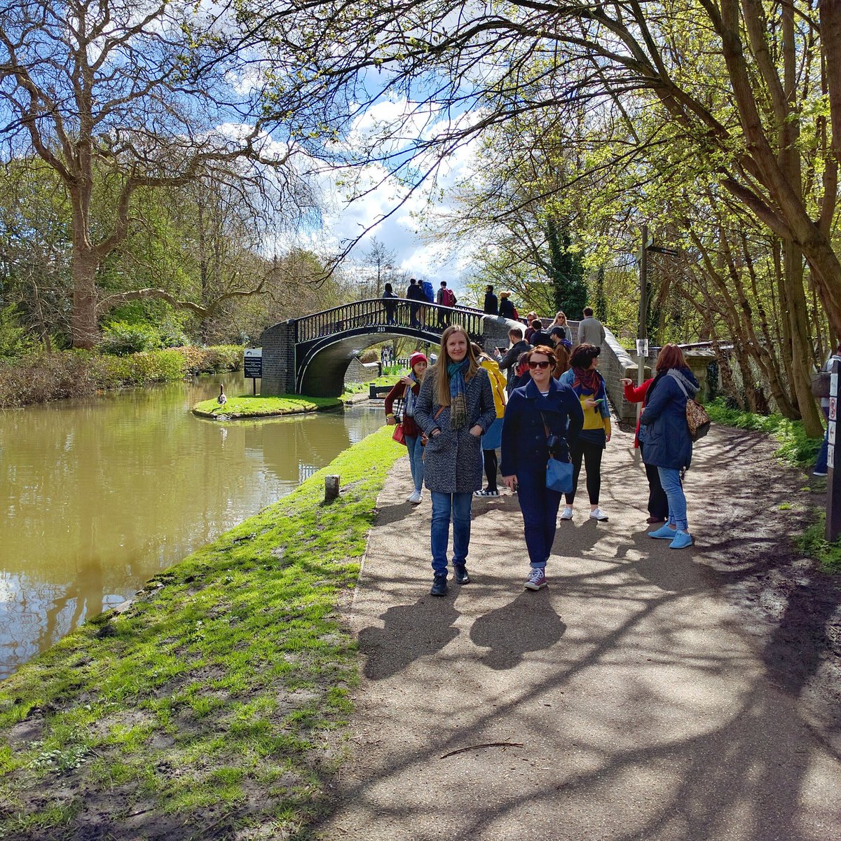 Yesterday wandering along the canal on the #oxfordinstameet! 👌🌞