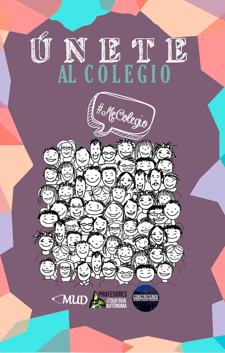 MUD_Nacional's tweet photo. Comenzamos nuestra campaña #MeColegio en twiiter. Cuenta tus razones para ser parte del @MagisterioNac https://t.co/nCz0hPZayL
