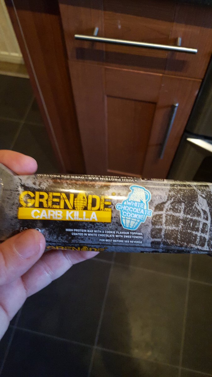 ProteinR's tweet image. Finally trying the @ThermoGrenade carb killa bar this was superb!