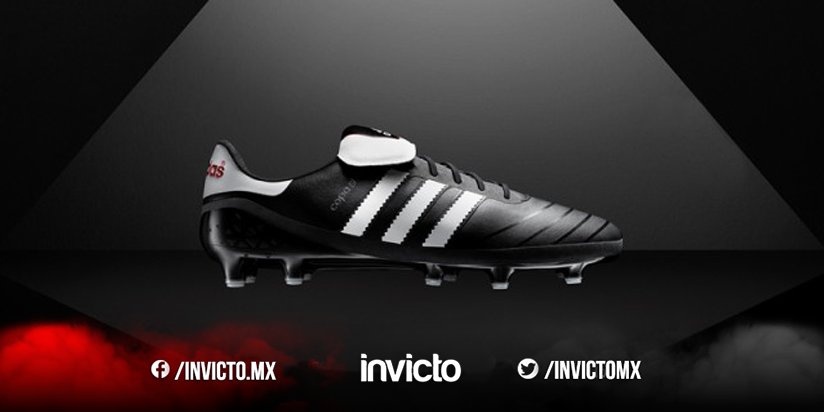invictomx's tweet photo. ⚽👟 ¡El regreso de un clásico! @adidasfootball actualiza los botines que lo caracterizan y lanza la versión #CopaSL https://t.co/kT2tUZKGl2