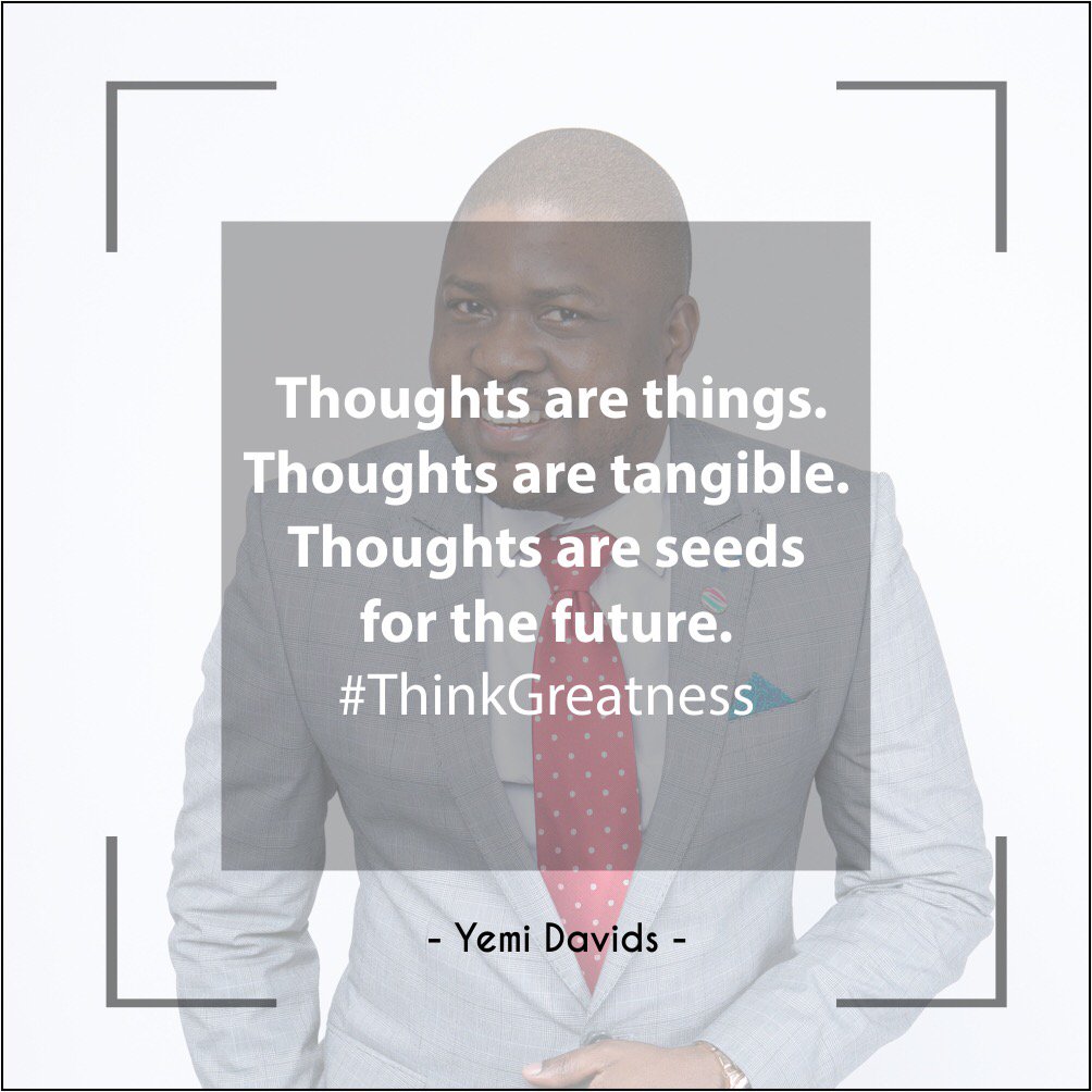 YemiDavids's tweet photo. Whatever is shaping our thoughts is actually shaping our future.
Be responsible with media intake
#ThinkGreatness https://t.co/ceErZLHdcZ