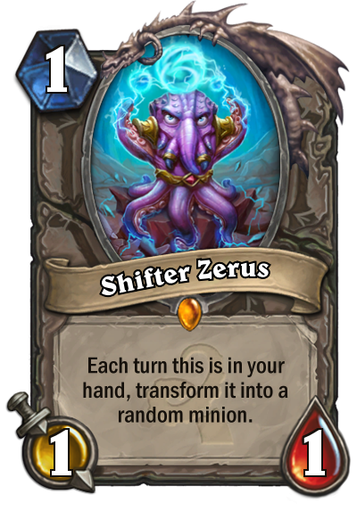 Rankresports's tweet photo. New neutral Legendary out, insane RNG with this card! Too much RNG this expansion? #OldGods #Hearthstone #StartUp https://t.co/ZKflsA1W3T