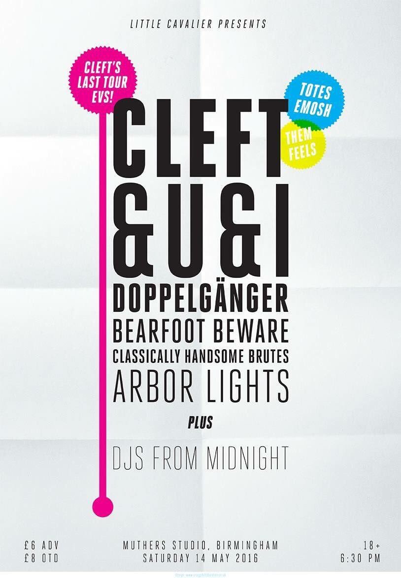 So long, farewell, auf wiedersehen, good night <a href="/CleftBand/">Cleft</a>!

B-Town show is STACKED.

Read:
birthdaycakebreakfast.wordpress.com/2016/04/18/las…