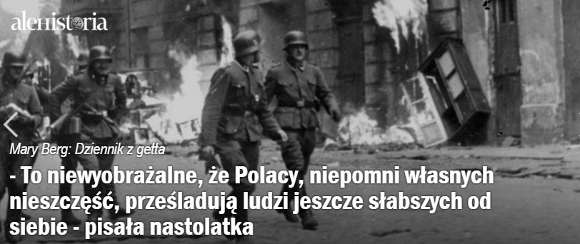 Jak GW "czci" pamięć Powstania w Getcie