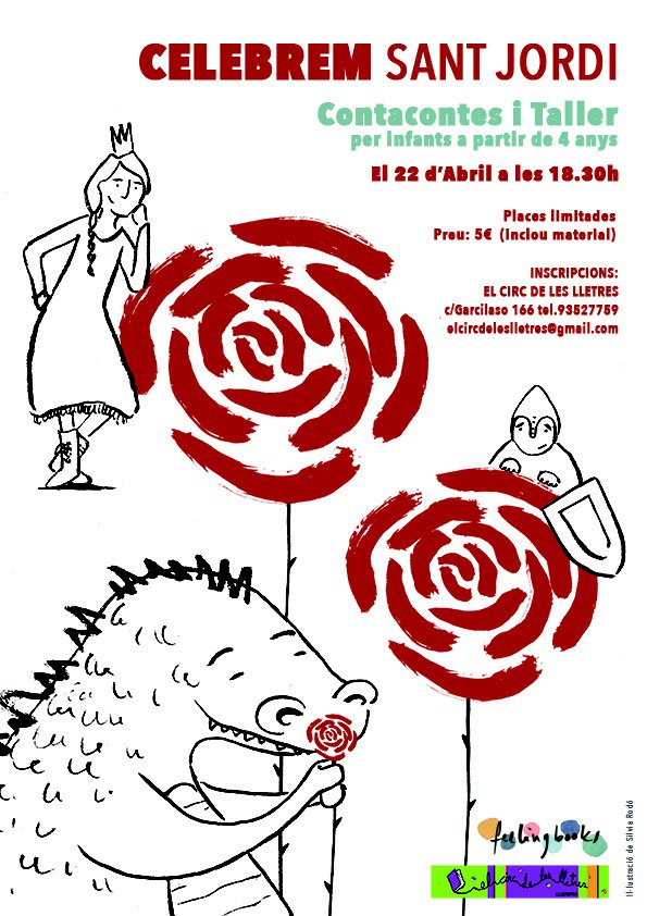 circlletres's tweet photo. Vinga, no us ho perdeu! #contacontes #tallersinfantils #SantJordi2016 @sortirambnens @socpetitcat @BCNColours https://t.co/3uRhjUmAIZ