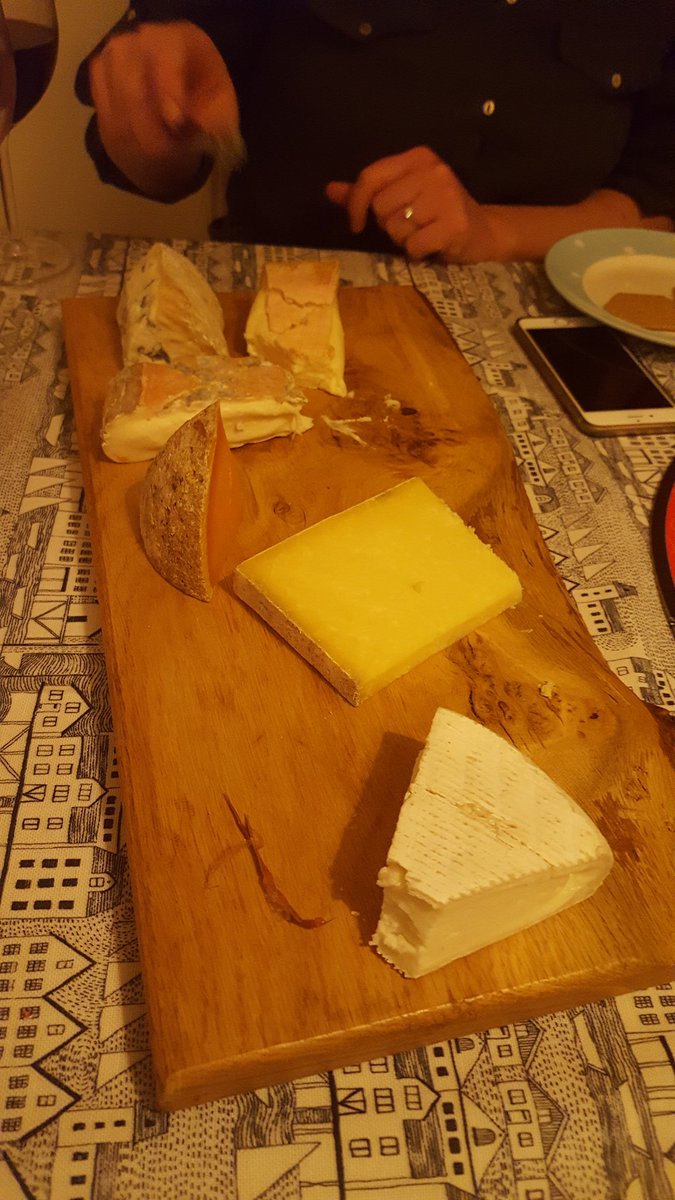 <a href="/thebishopscave/">The Bishop's Cave</a> the bishop is melltiiinggggg.....amazibg cheeseboard!!! #localisbest #business #cheeeeese