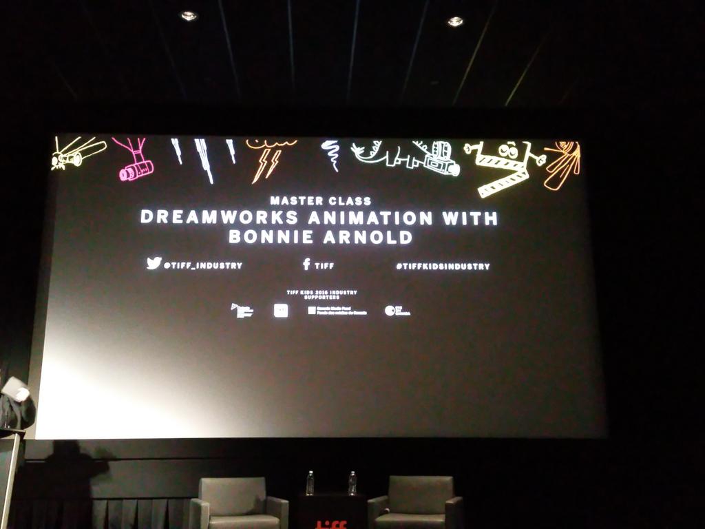 Jayna_R's tweet photo. Last event of the day: DreamWorks Animation Masterclass. Very excited for this! #tiffkidsindustry https://t.co/iJt2rKD7Ah
