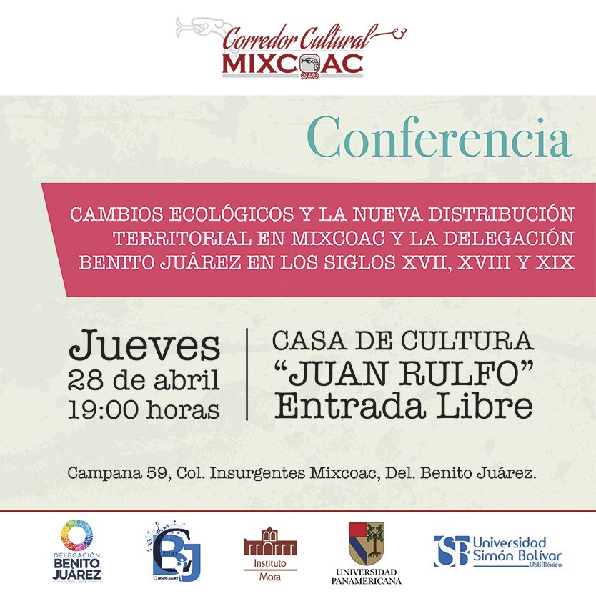 #CorredorCulturalMixcoac presenta:
El próximo 28 de Abril, los esperamos en Casa de Cultura "Juan Rulfo". RT