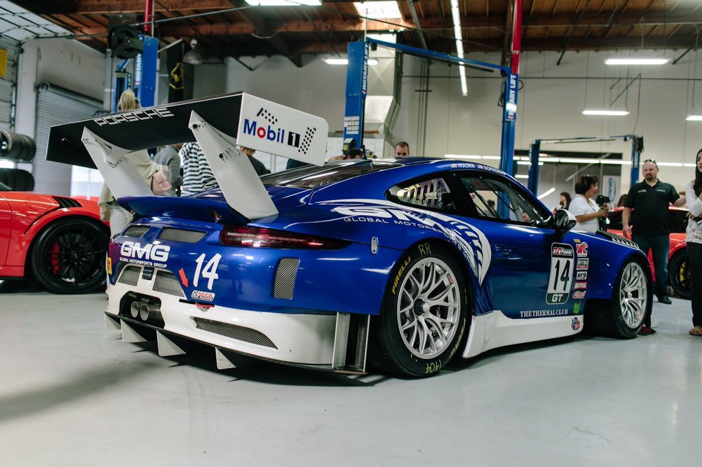 KillerStatusUS's tweet photo. The boss' car. @GMGRacing #gmg #gmgracing #porsche #gt3 #becauseracing @Porsche @PorscheRaces https://t.co/PjMgP6rUAi