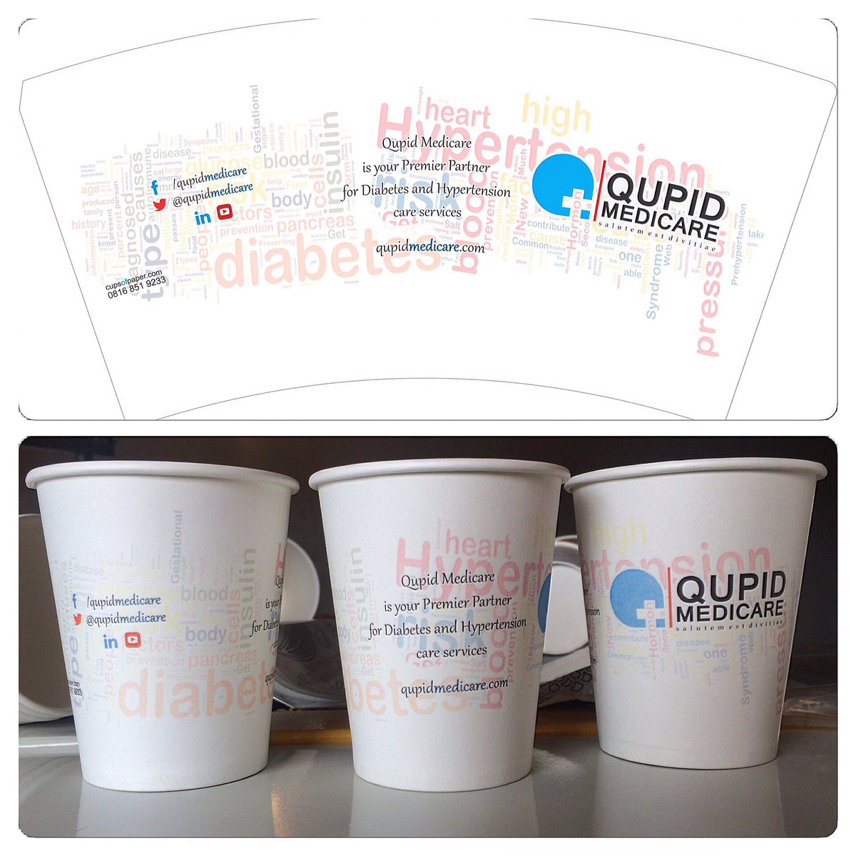 CupsofPaper's tweet photo. #YourCOP is a few of our latest creations. #customized #CupsOfPaper
@QupidMedicare https://t.co/9ITA8O548E