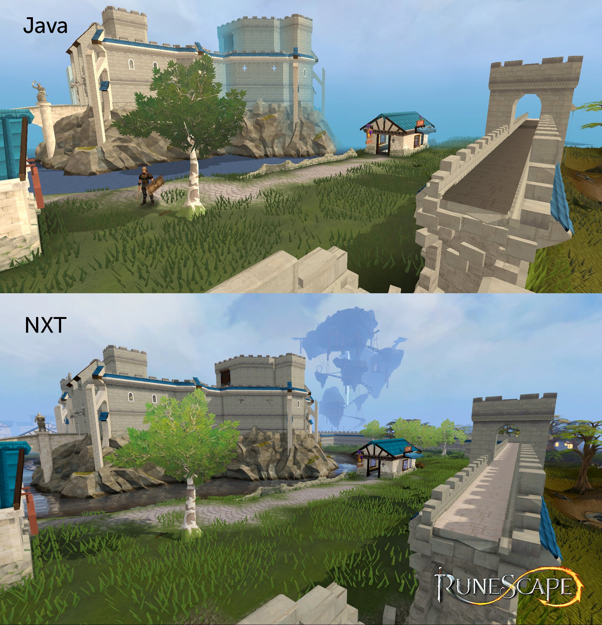 RuneScape on X: Amazing graphics; improved performance. Download the new  #RSNXT client here!   / X
