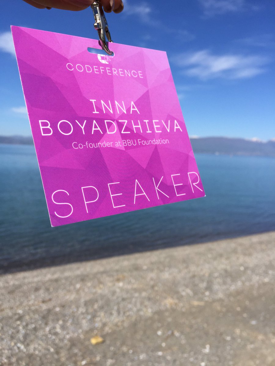 InnaBoyadzhieva's tweet image. #codeference #codefest2016 #Macedonia #Ohrid