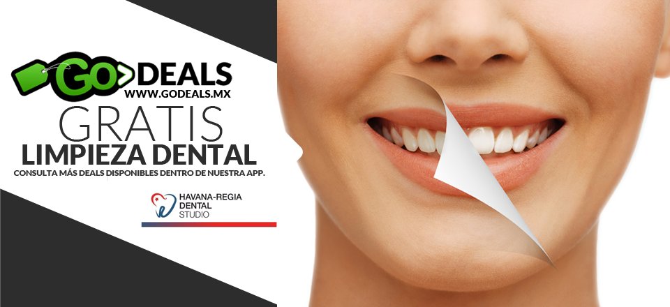 godealsmx's tweet photo. Porque una sonrisa vale más que mil palabras. Lánzate por tu limpieza dental GRATIS a @havanaregia2 https://t.co/U1IzLeornW
