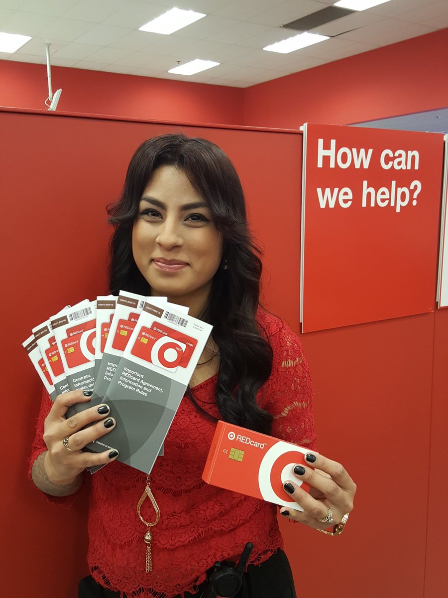 Recognizing cashier Karina for raking in the REDS! She can't wait to save guests 5%! #redcardqueen #youmakeTarget