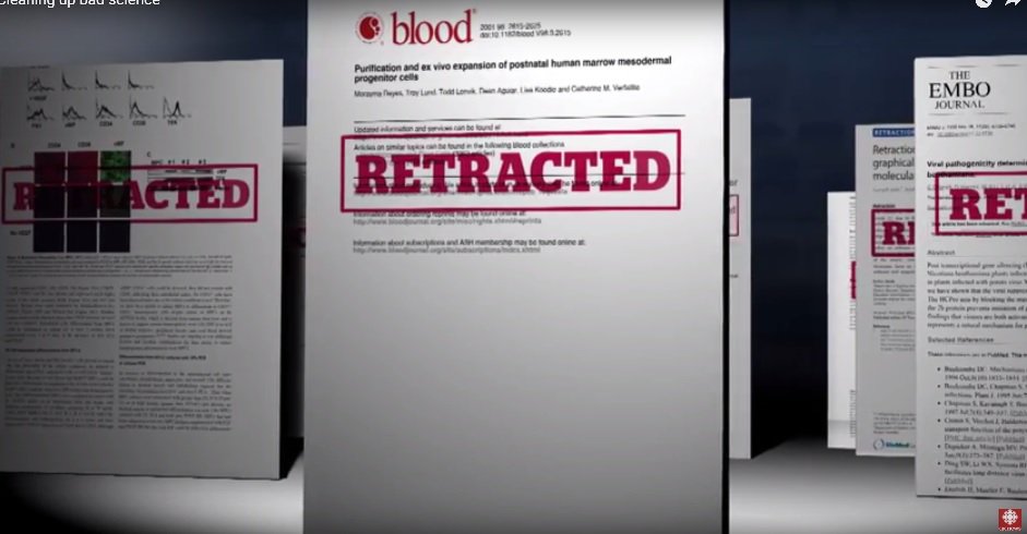 VikCBC's tweet photo. Watch this: The retraction epidemic & the crusaders exposing actual junk science @KCroweCBC https://t.co/xs6eR1V2pF https://t.co/xunkdmc73h