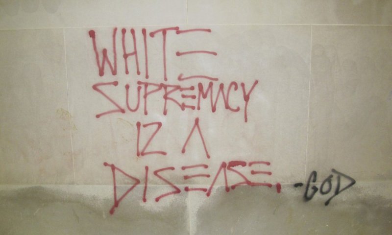 UnitedCouncil's tweet photo. #TheRealUW is black students arrested during class for antiracist graffiti. The professor: https://t.co/FA7dVOKLeN https://t.co/wsh4yRt8b5
