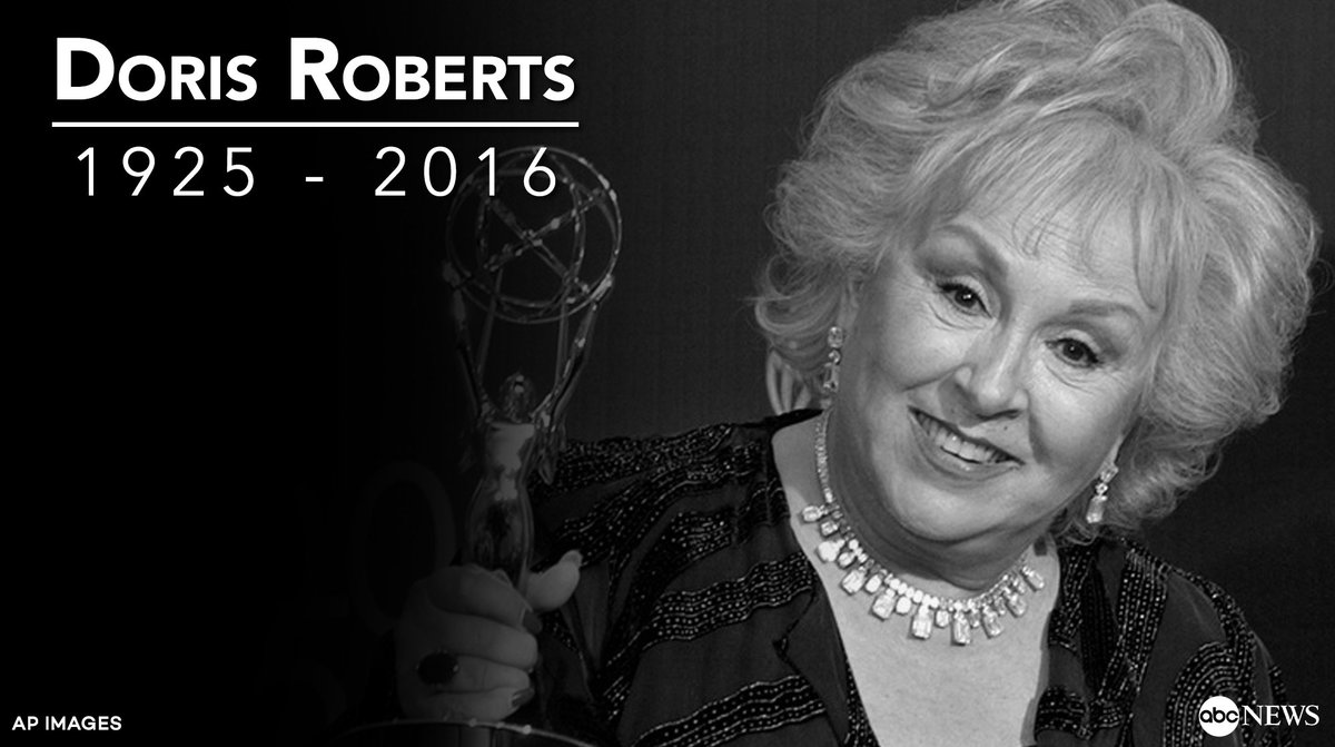 GMA's tweet photo. Rest in peace, Doris Roberts.

#Emmys https://t.co/OShXMxTCNH