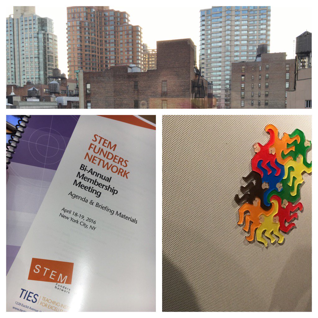 TWLearnCenter's tweet photo. Incredible day of #STEM. Talk about workforce, @MoMath1 and NYC. Thanks @TIESTeach! Great day! https://t.co/8dao60sZa1