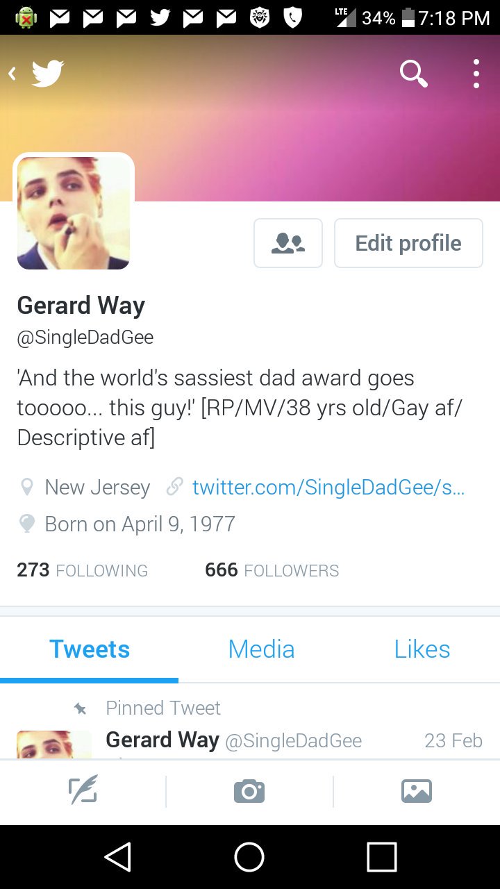 Gerard Way (@SingleDadGee) / X