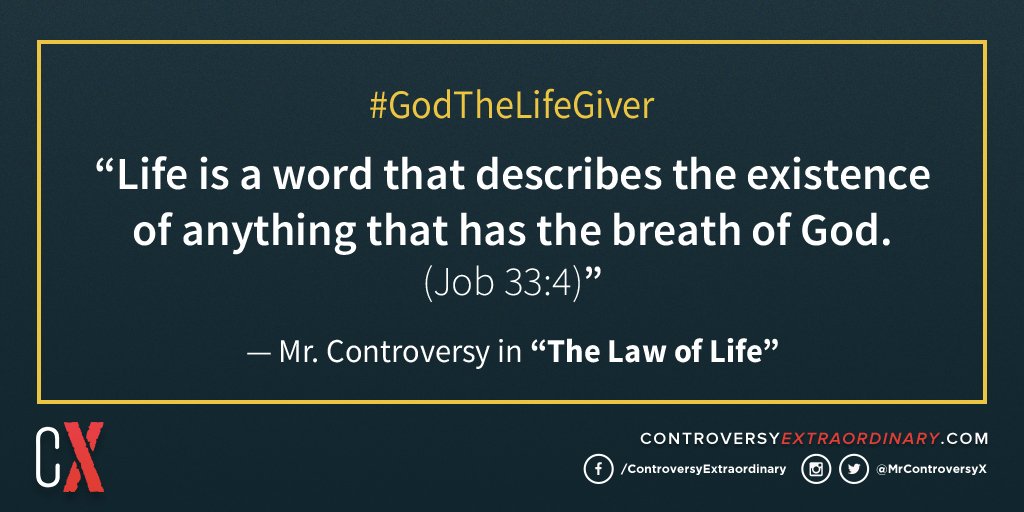 MrControversyX's tweet photo. "Life is a word that describes the existence of anything that has the breath of God."

https://t.co/og69Ik6ZAY https://t.co/wNDLQUOIID