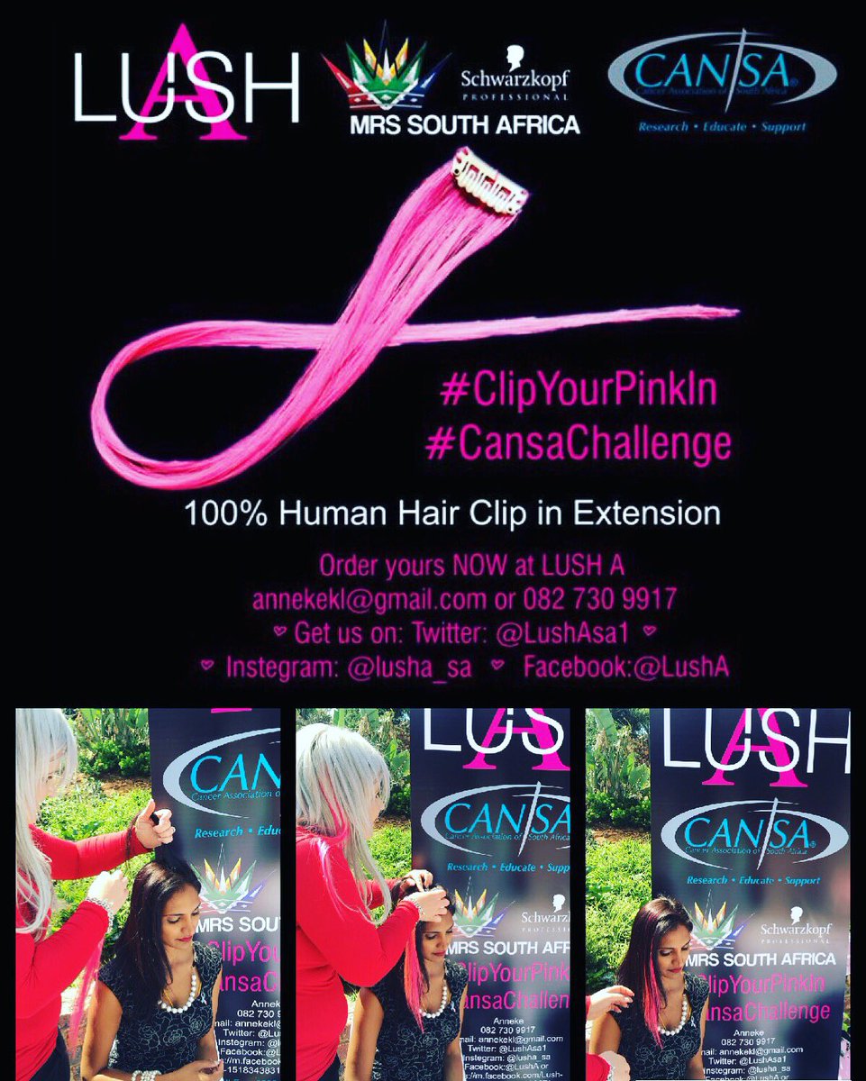 PrenitaReddi's tweet photo. #ClipYourPinkIn #CansaChallenge #Chooseday #BraveIsBeautiful @schwarzkopfpro @MrsSAPageant @CANSA @LushAsa1 https://t.co/jMyhOnA76O