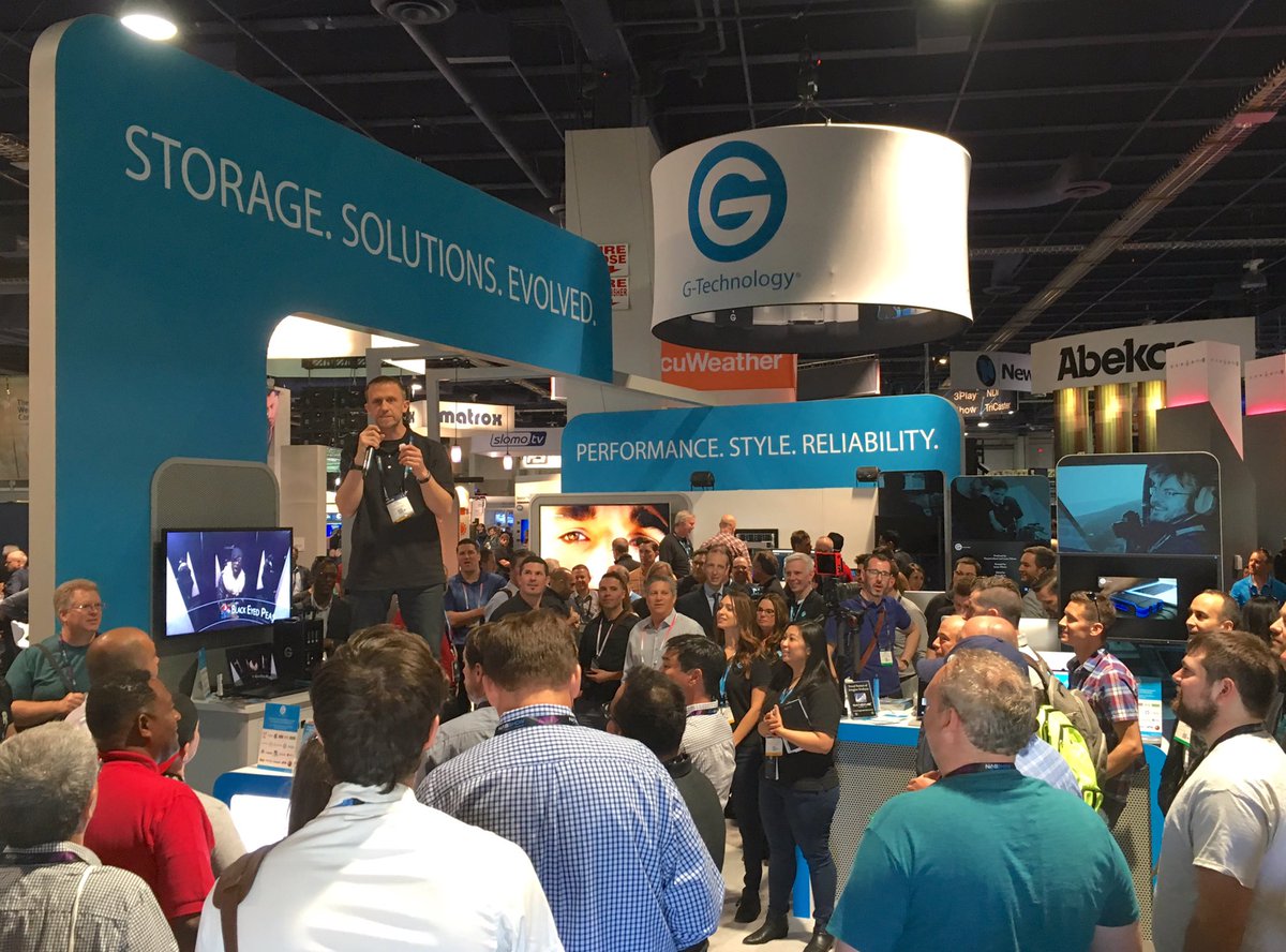 MediaTechBobby's tweet photo. .@GTechSpaceRangr bringing in the crowds for @GTechStorage daily #raffles @NABShow SL6005 #NAS #media #storage https://t.co/rPuj86Pf1N