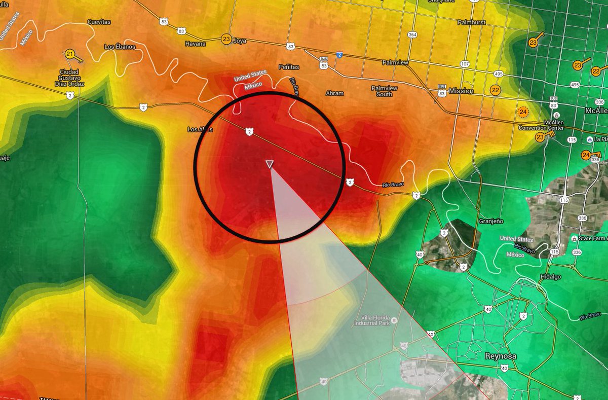 joelsampayoc's tweet photo. #Alerta Ante posible formación de tornados, @MetMEX_TAMPS recomienda no circular entre #Reynosa y #DiazOrdaz Tamps https://t.co/41uztFFJW4”