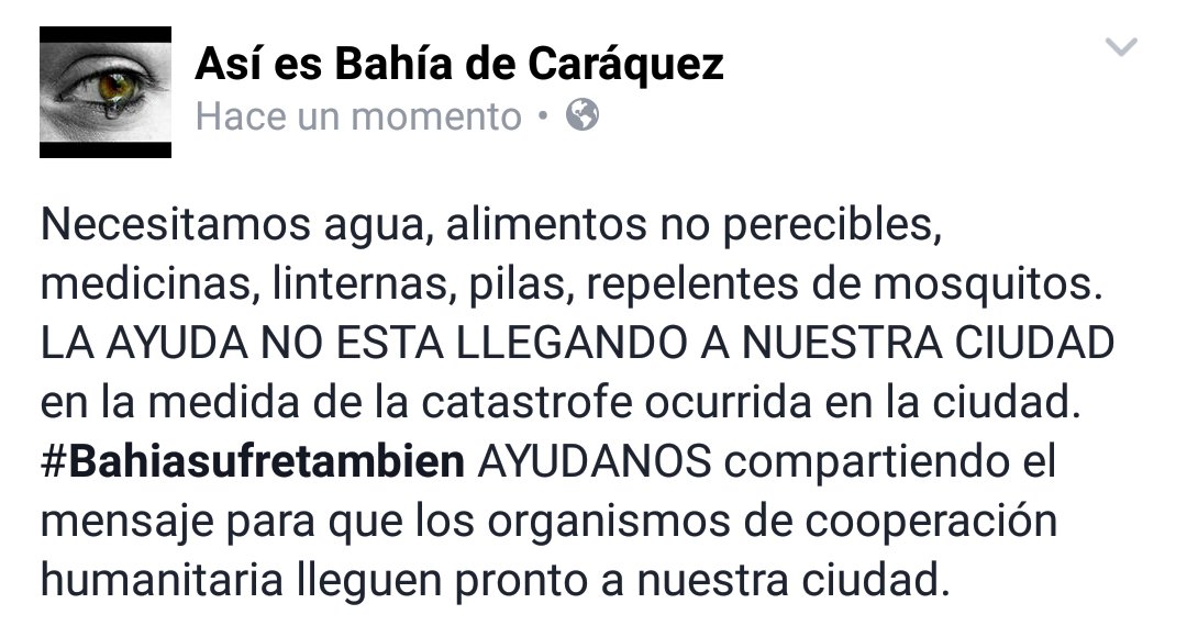No llega ayuda humanitaria a la ciudad. La gente clama por alimentos y agua para beber. RT por favor!!