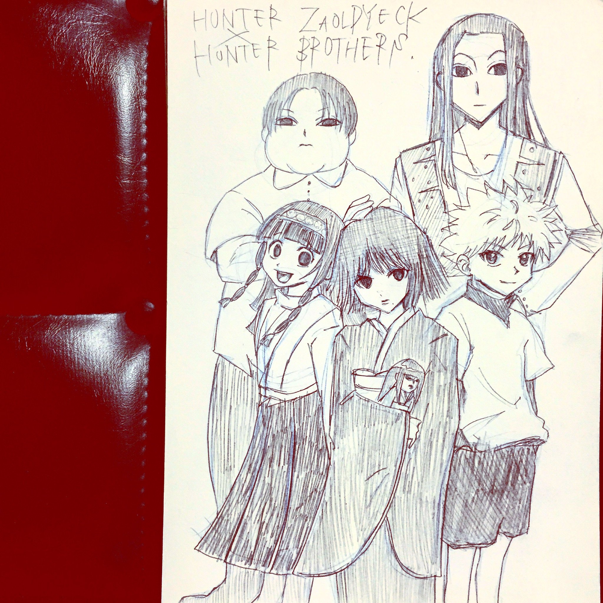 ろし子 645 ゾルディック兄弟描かせていただきました リクエストありがとうございます ラクガキ イラスト 雑書き 落書き アート デッサン 模写 ハンターハンター ゾルディック ゾルディック兄弟 キルア T Co T6esvwacyq Twitter