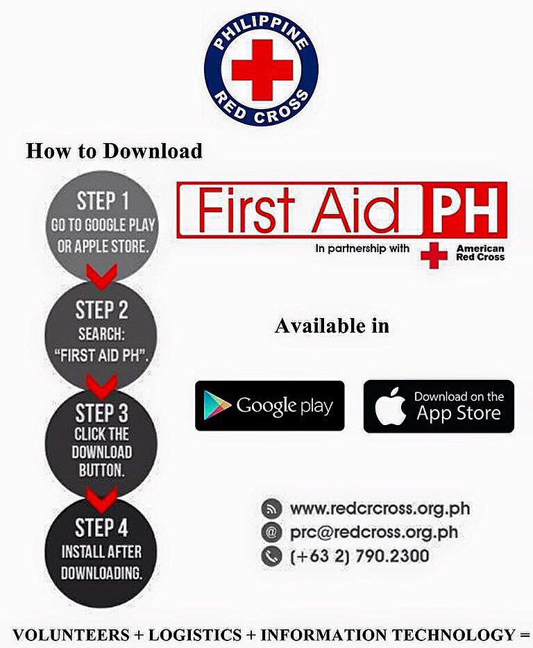 AntoinetteTaus's tweet photo. Save the life of a loved one...or even a stranger. Download the app now. 🙏🏻🏥 #FirstAidPH #SaveLives @PhilRedCross https://t.co/0HPbg5bY20
