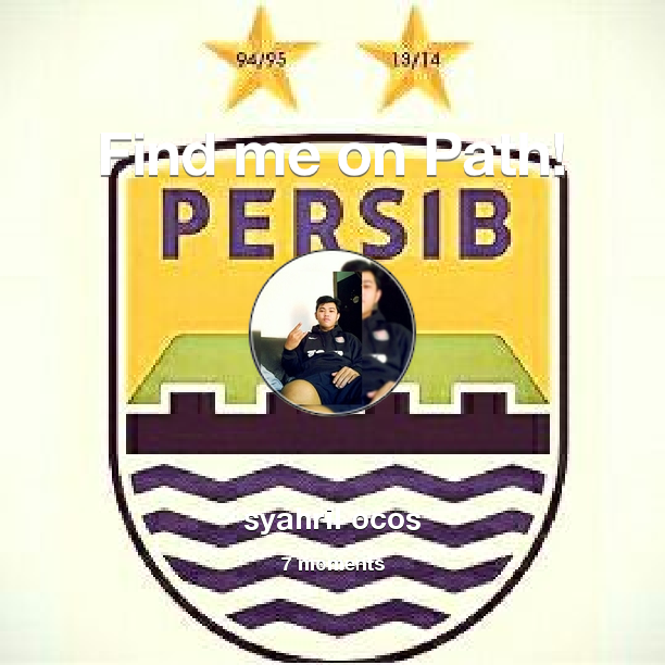 Syahril_ocos's tweet photo. Find me on #Path now! Go to https://t.co/lJylJaHTM4 https://t.co/vTnxXEhE5u