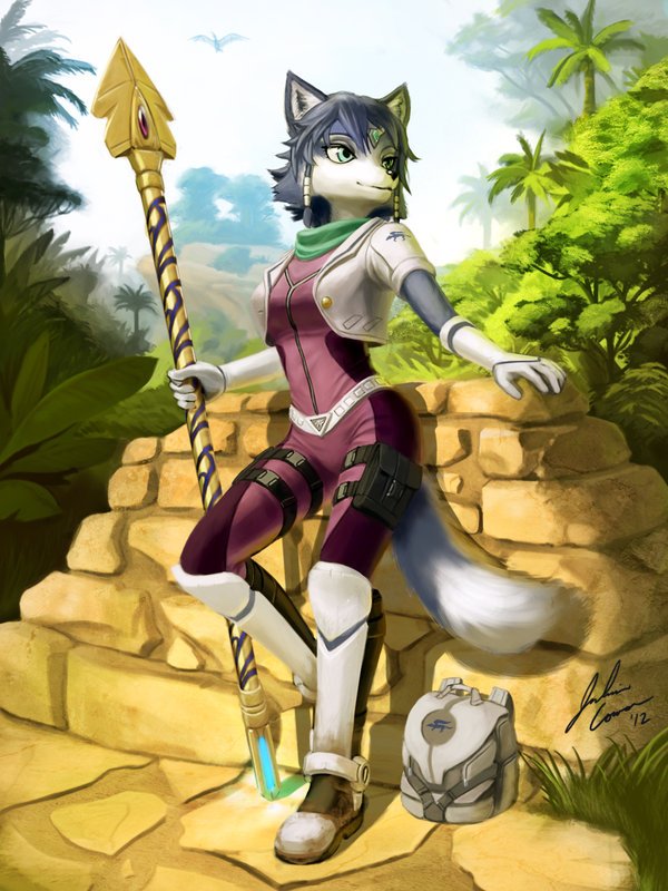 Rare Ltd. on X: #FanArtFriday! Star Fox Adventures art always features  Krystal, so here's a good Krystal by icha-icha on DeviantArt:   / X