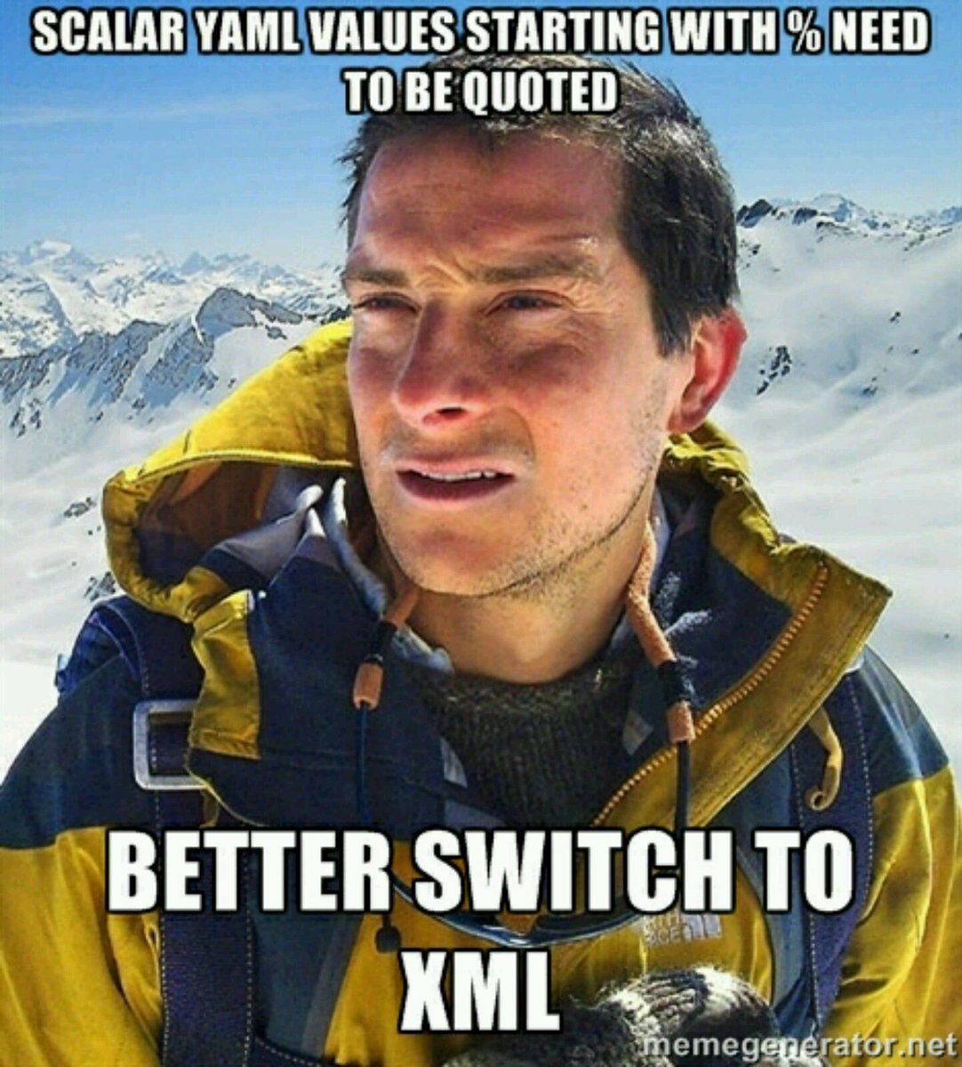 SenseException's tweet image. Update to #Symfony3? Here&apos;s a Bear Grylls survival tip.