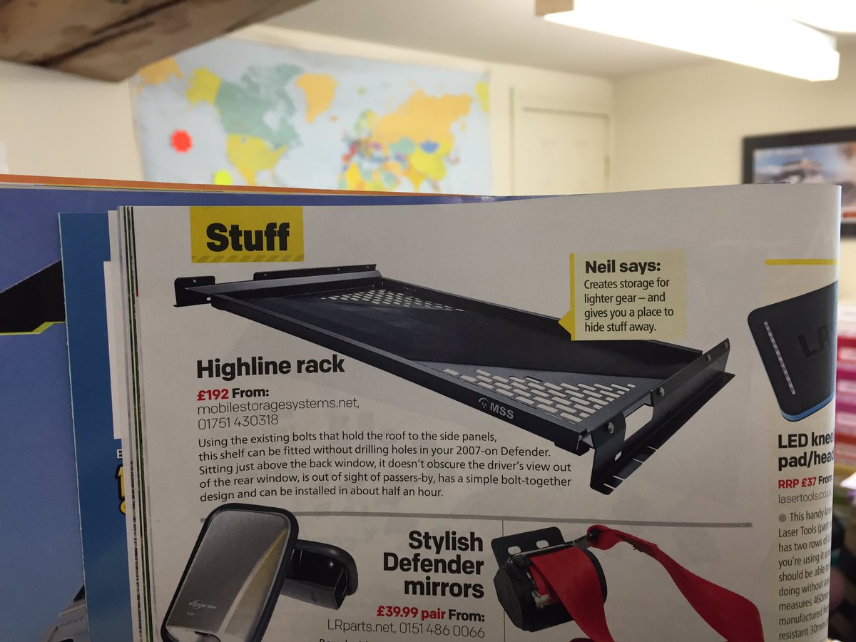 MobileStorage2's tweet image. See our new Highline storage system in this months @LandRoverOwner !!!