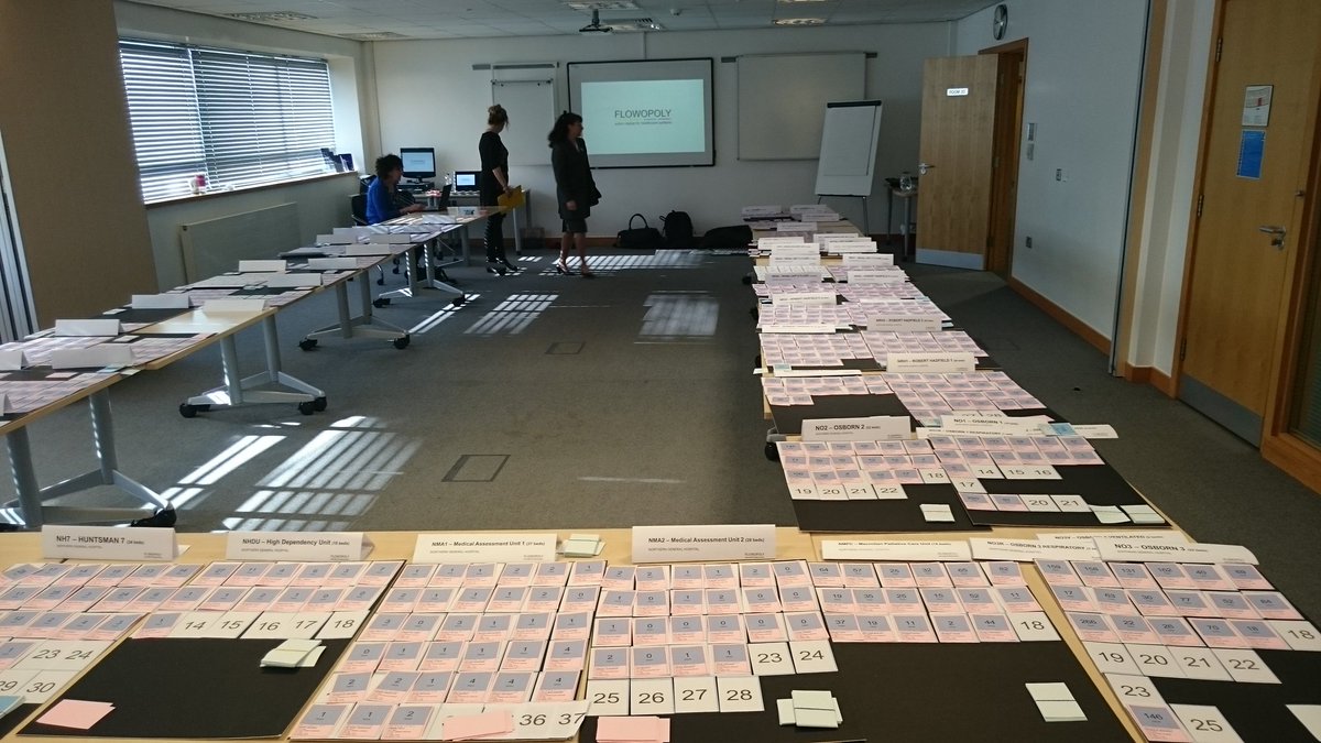 kurtstat's tweet image. Here&apos;s the Northern General Hospital (table-top style) at 6pm on Monday 3rd March 2015. #Flowopoly #PFHackSheffield