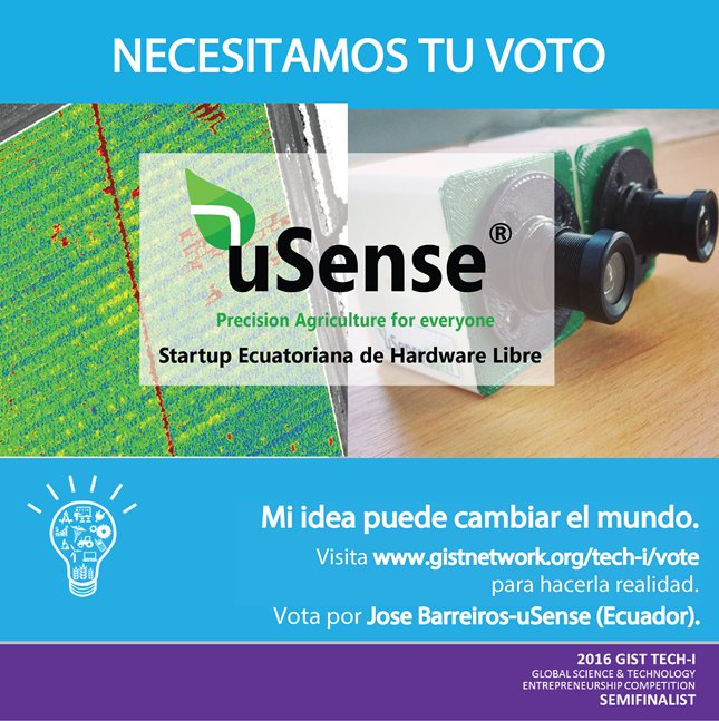 uSense_Agro's tweet photo. Gracias @usembassy_quito por el apoyo para llegar a #SiliconValley Link: https://t.co/ZTbDGXQ9Kr https://t.co/wDI9dU99Hi