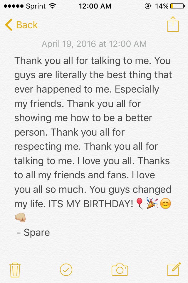 legendspare4L's tweet image. April 19th 2004, I was born. I am now 12 years old.