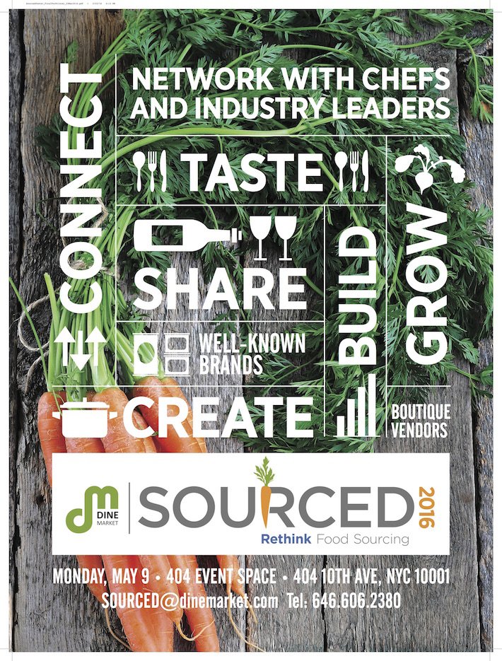 2020_2024_2028's tweet photo. Network with NYC #FoodIndustry Leaders & Chefs May 9 at #Sourced2016 https://t.co/ZUC2u67Kvi via .@DineMarket https://t.co/tWJenF0poa