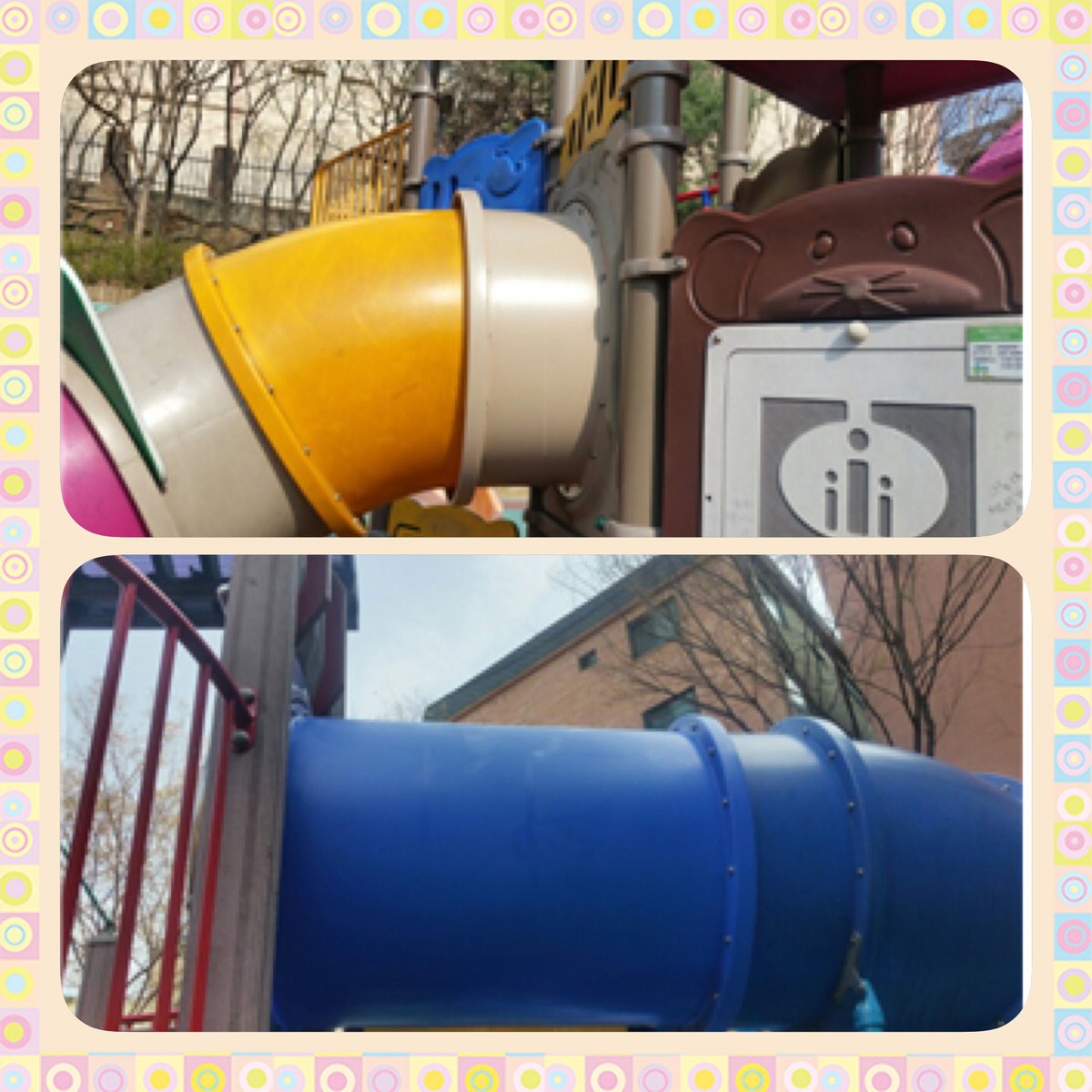 <푸른꿈 어린이놀이터>와 <꿈나무 어린이놀이터>의 미끄럼틀에 구멍이 생겨 신속히 보수했습니다. 호기심 왕성한 아이들에게는 위험도 놀잇감이 되기 쉬운만큼 눈에 띄기 힘든것들에도 주의를 기울여야겠습니다😅 #성남시