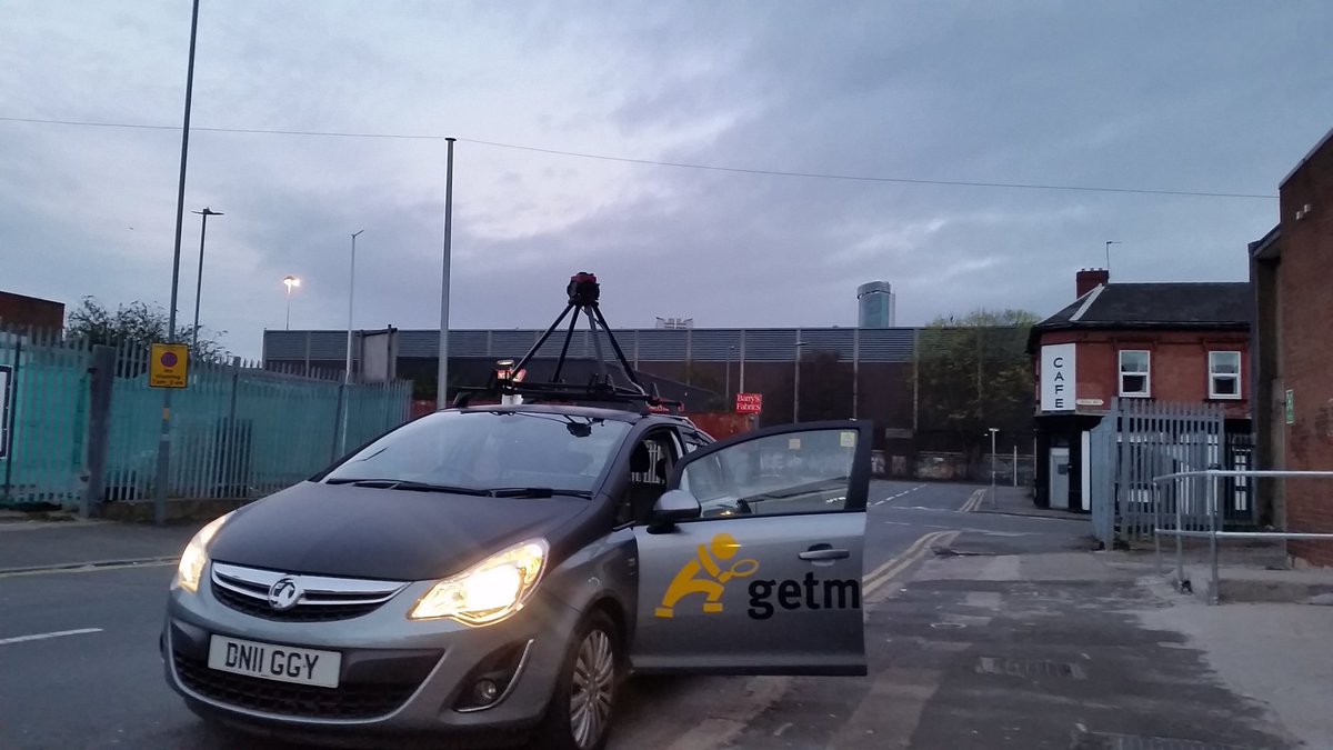 StreetLayer's tweet photo. Early morning @StreetLayer survey. Waiting for a bit of daylight before starting. @GetmappingPLC https://t.co/dF7FZ4tcCv