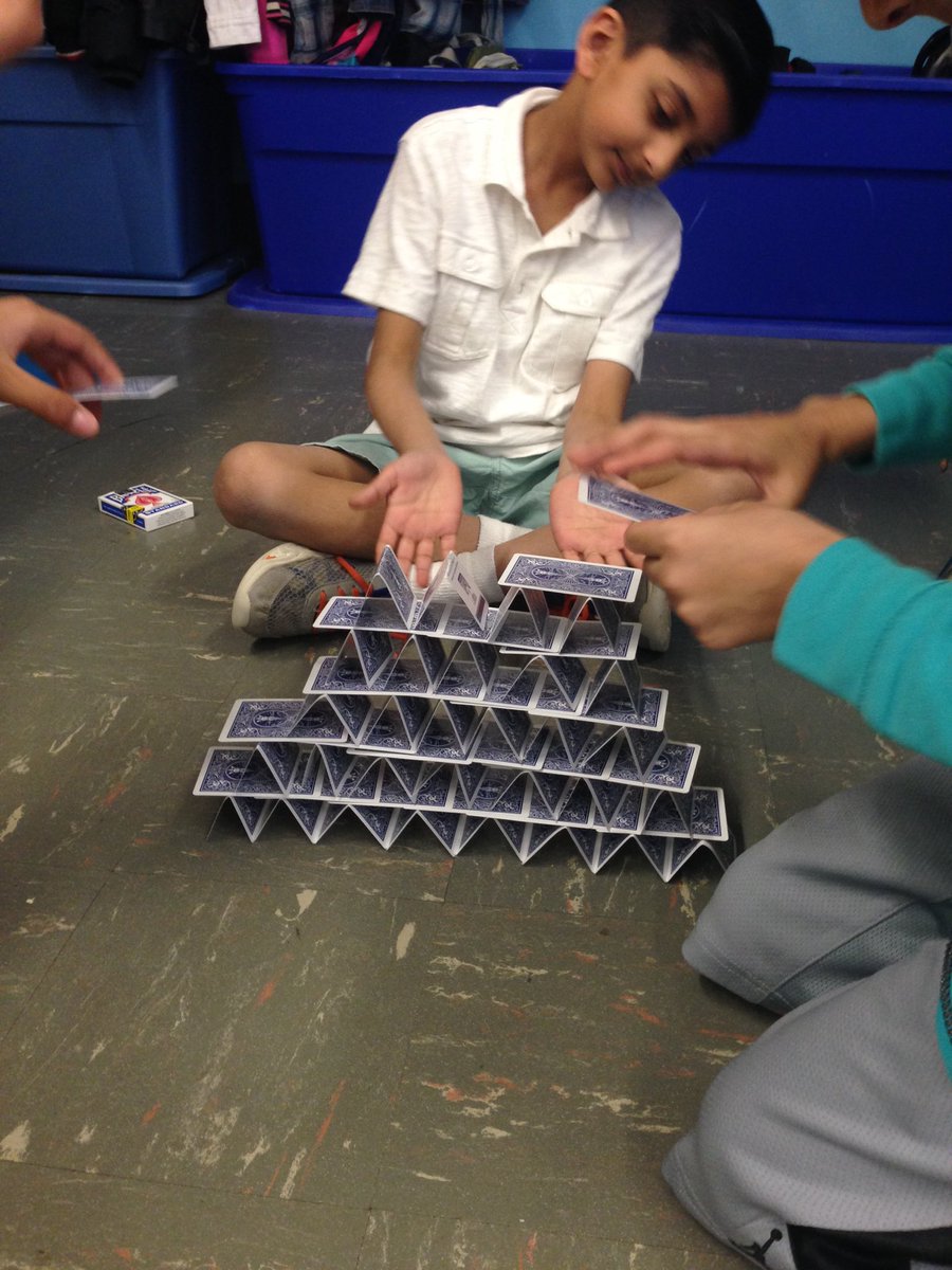 MrsGuarnieri's tweet photo. House of Cards Engineering Design Project @LincolnSchool8, #edisonk12 https://t.co/yN04GN4qzX