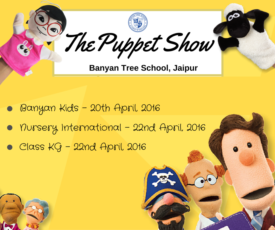 BanyanTSchool's tweet image. #MyBTS #Puppetry Puppet show at @BanyanTSchool Jaipur. 
#PuppetPower