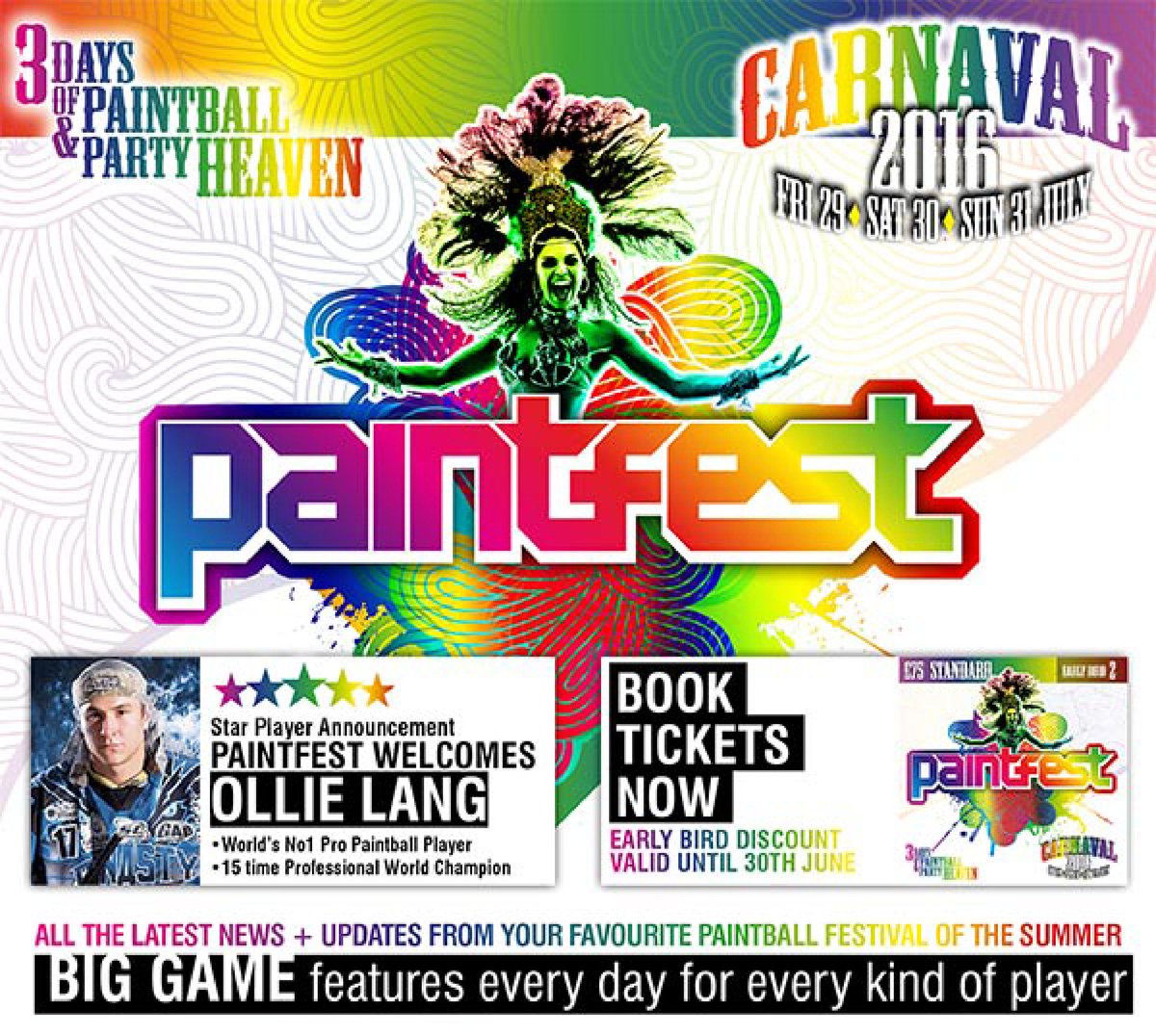 NPFpaintfest's tweet photo. Click for all the latest Paintfest festival updates &amp; big name announcements!Time  to book ! https://t.co/1DKcCL4K3r https://t.co/MRSVAkJFEH