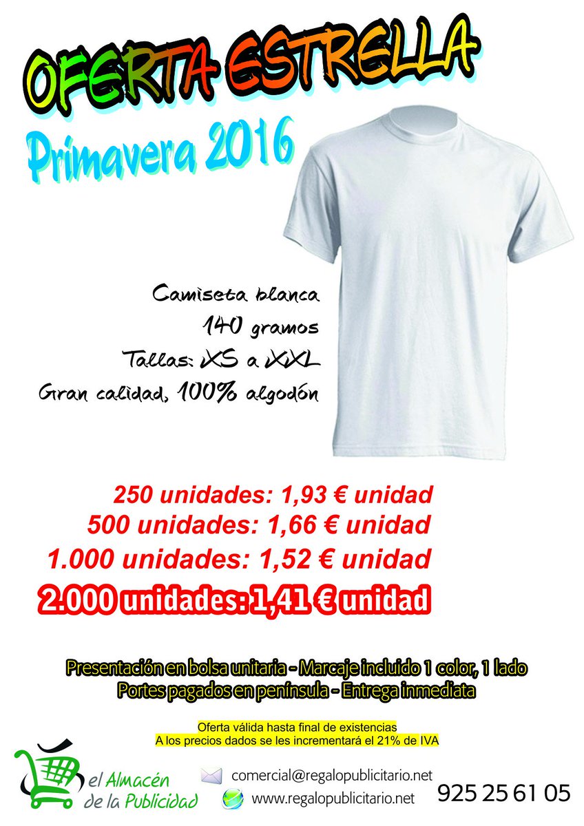 camisetas publicitarias baratas